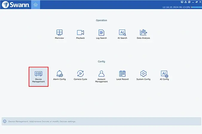 swaan login window